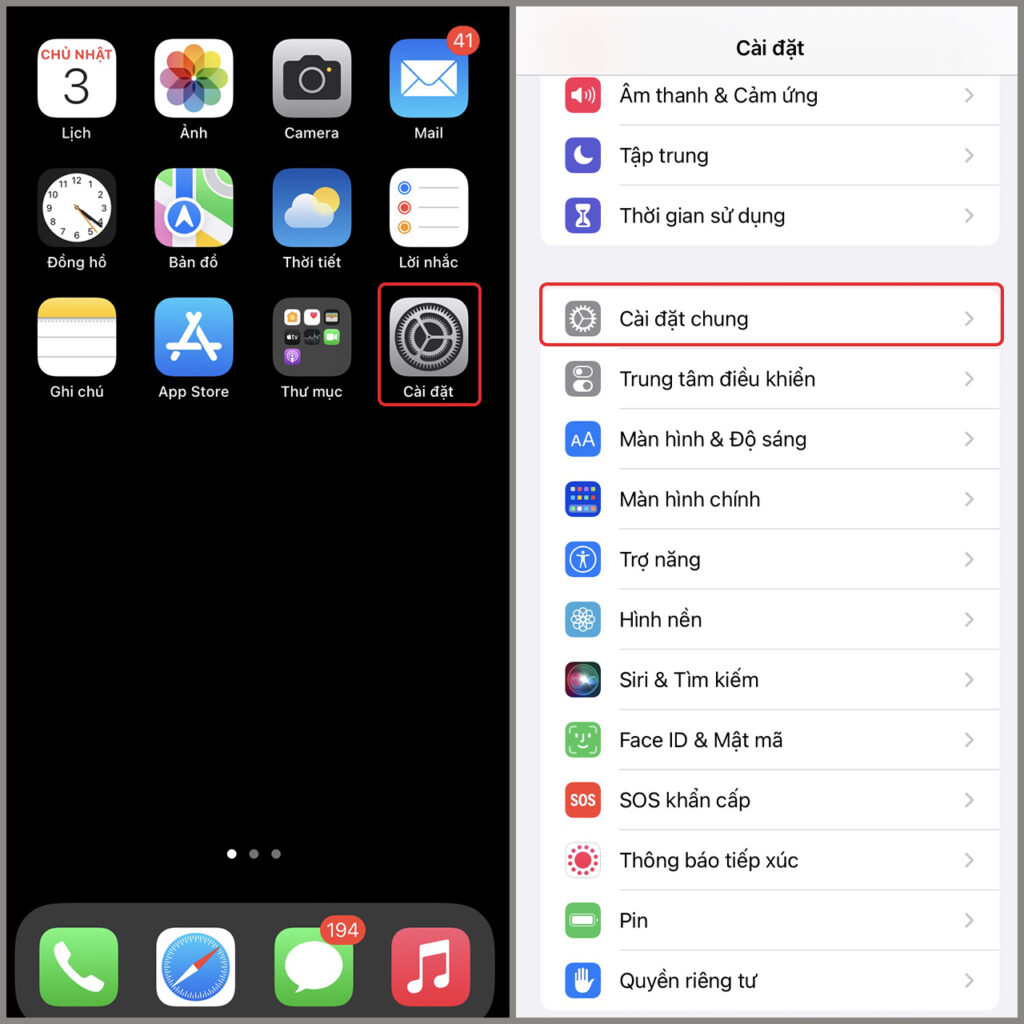 Cách khôi phục cài đặt gốc cho iPhone qua Settings