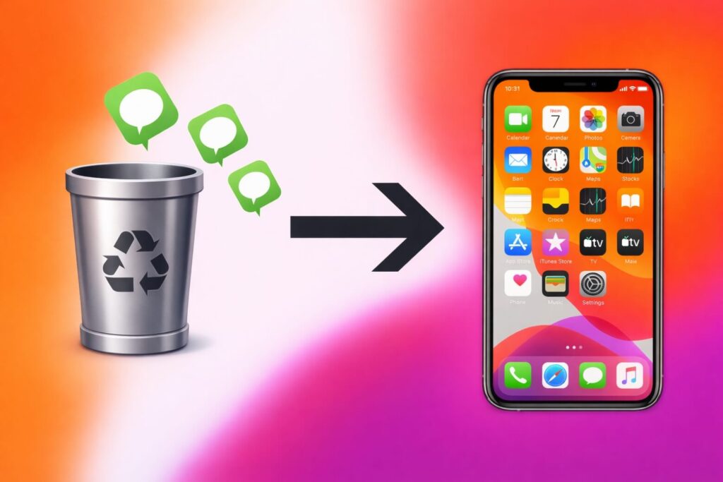 Cách khôi phục tin nhắn SMS trên điện thoại- Phương pháp đơn giản cho iPhone/Android 13 Tin nhắn SMS xóa nhầm hoàn toàn khôi phục được—hướng dẫn cách đơn giản cho iPhone và Android.