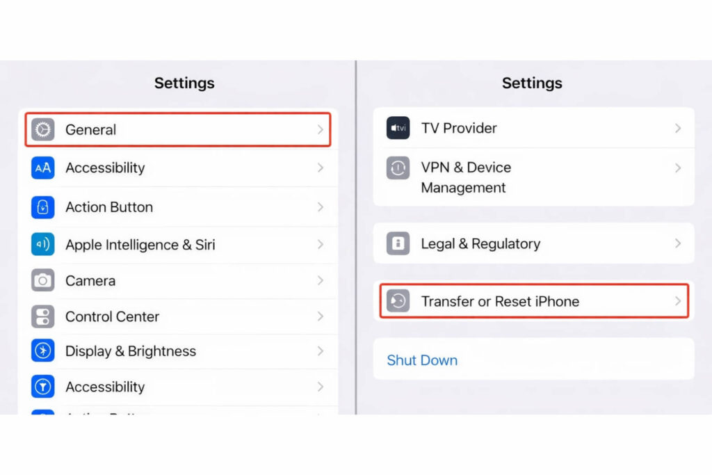 Cách khôi phục tin nhắn SMS trên điện thoại- Phương pháp đơn giản cho iPhone/Android 16 Khôi phục từ iCloud Backup—reset iPhone để lấy lại tin nhắn từ bản sao lưu (cần bật "Messages in iCloud" trước).