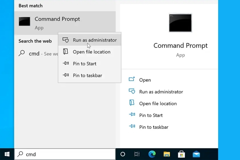 9 Cách mở cửa sổ CMD (Command Prompt) trên Windows cực nhanh và đơn giản 19 Mở CMD bằng quyền Quản trị viên