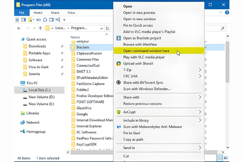9 Cách mở cửa sổ CMD (Command Prompt) trên Windows cực nhanh và đơn giản 17 Khởi chạy CMD từ thanh địa chỉ của File Explorer