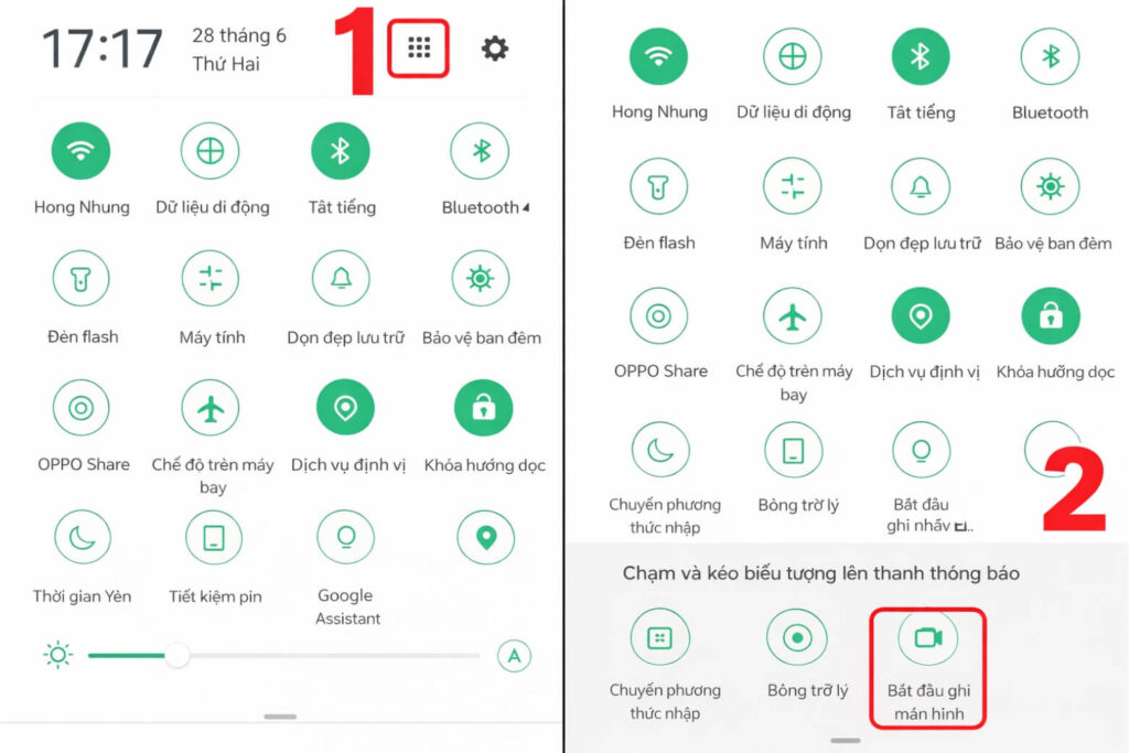 Trình ghi màn hình Android mặc định cung cấp hiệu suất cao với lag tối thiểu, đặc biệt cho game.