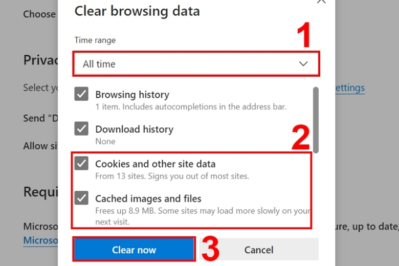 Cách xoá bộ nhớ đệm trên iPhone nhanh và đơn giản nhất 2026 17 Cách xoá cache trình duyệt Chrome của iPhone