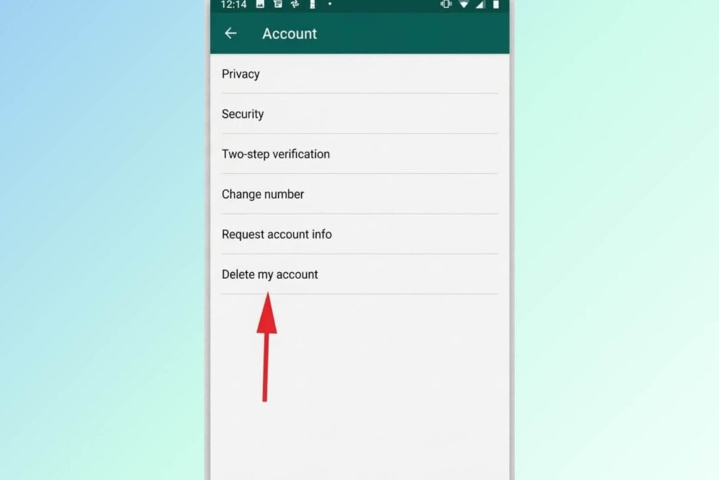 Cách xóa tài khoản WhatsApp trên Android và iOS — Hướng dẫn chi tiết 15 Nhấn menu ba dấu chấm > Cài đặt > Tài khoản > Xóa tài khoản của tôi để bắt đầu quy trình xóa trên Android.