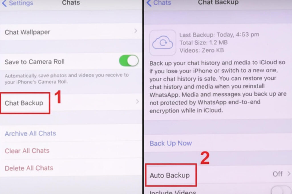 Sao lưu mọi thông tin quan trọng trên iCloud trước