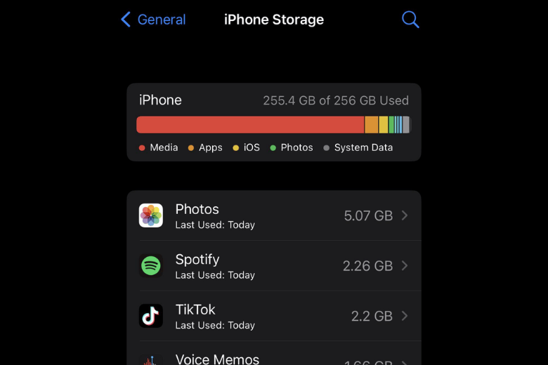 Cách xoá bộ nhớ đệm trên iPhone nhanh và đơn giản nhất 2026 20 Cách xử lý Dữ liệu hệ thống và lỗi đầy bộ nhớ ảo