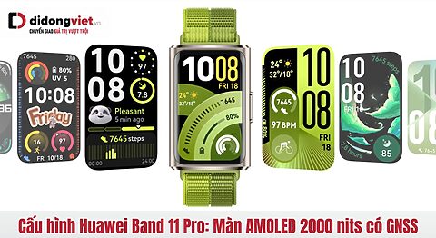 thông số cấu hình Huawei Band 11 Pro