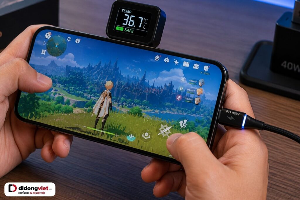 Cấu hình iPhone 17 Pro sau 9 tháng: Hiệu năng AI trên iOS 26.5.1 và mức giá chạm đáy 7 Đánh giá cấu hình iPhone 17 Pro: nhiệt độ khi chơi game