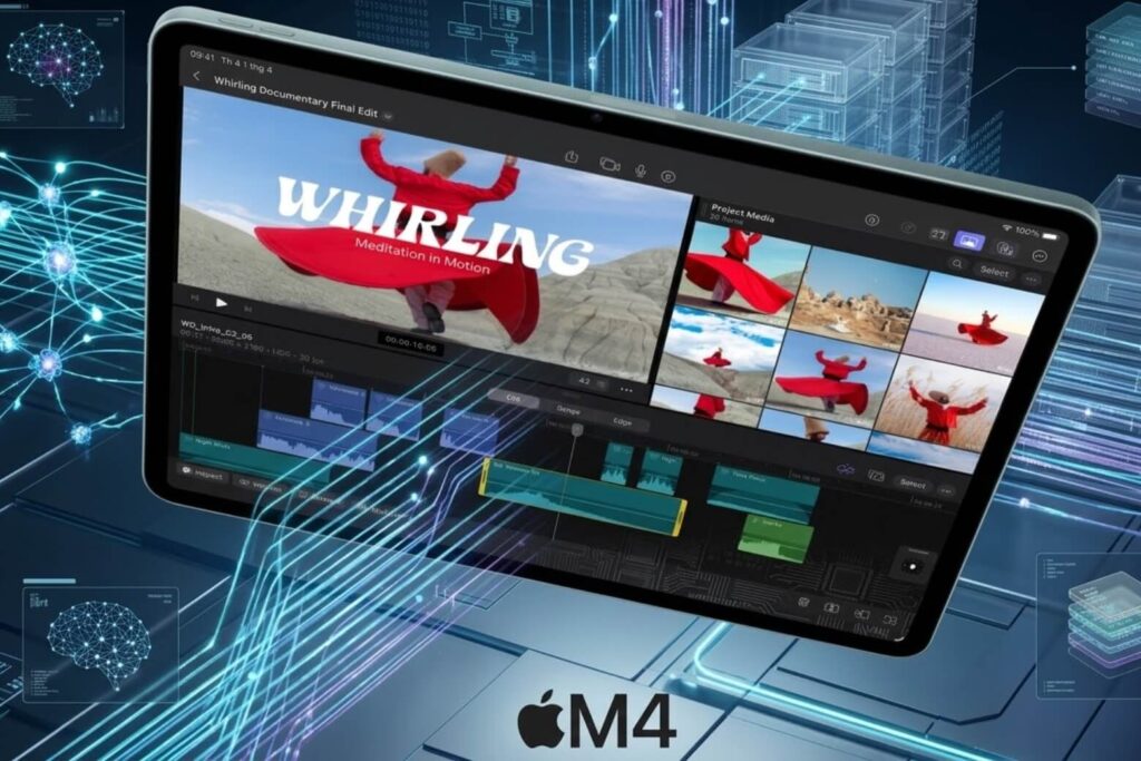 Có nên mua iPad Air M4? Lựa chọn tuyệt vời với chip M4 mạnh, màn hình đẹp, giá hợp lý 12 Chip M4 sở hữu hiệu năng 2,3 lần mạnh hơn M5, xử lý video 4K và tác vụ nặng hoàn toàn mượt mà.