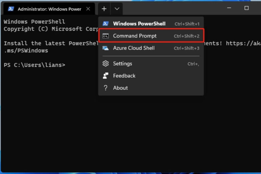 Command Prompt là gì? Cách mở và các lệnh CMD cứu hộ Laptop tại nhà 11 Trên Windows 11, bạn có thể mở Command Prompt nhanh chóng thông qua Windows Terminal