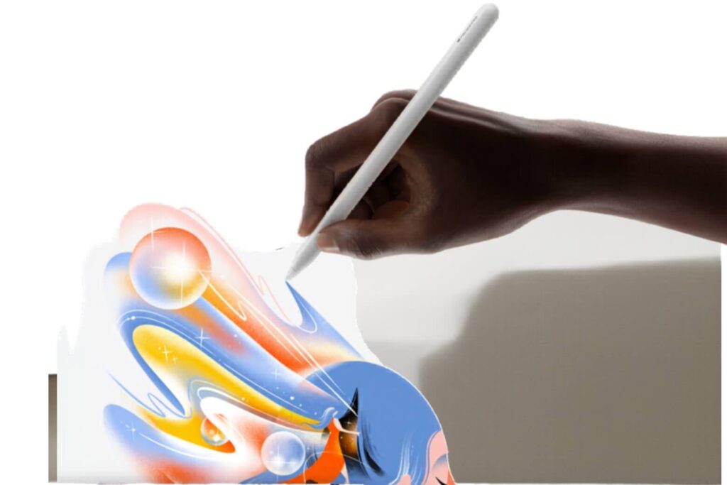 Apple Pencil Pro nâng trải nghiệm vẽ trên iPad Air M4 lên tầm chuyên nghiệp hơn rõ rệt.