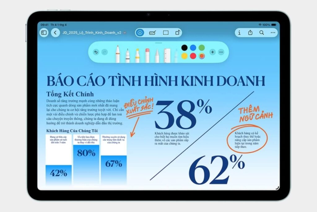 Đánh giá iPad Air M4: Sự lựa chọn hoàn hảo trong phân khúc máy tính bảng 8 Đánh giá iPad Air M4