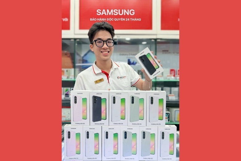 Chương trình "Học Chuẩn Xịn Cùng Galaxy AI" dành riêng cho khách hàng Học sinh - Sinh viên tại Di Động Việt 5 Samsung Galaxy A56 5G