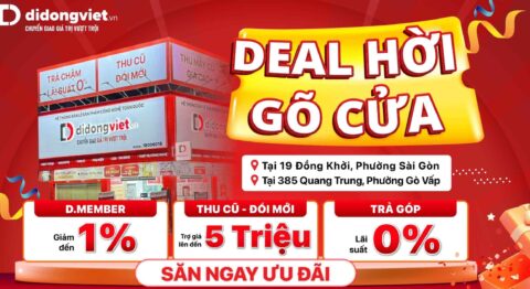 Khai trương diện mạo mới Di Động Việt Đồng Khởi & Quang Trung cùng loạt ưu đãi hấp dẫn. Diện mạo mới Di Động Việt 19 Đồng Khởi - 385 Quang Trung