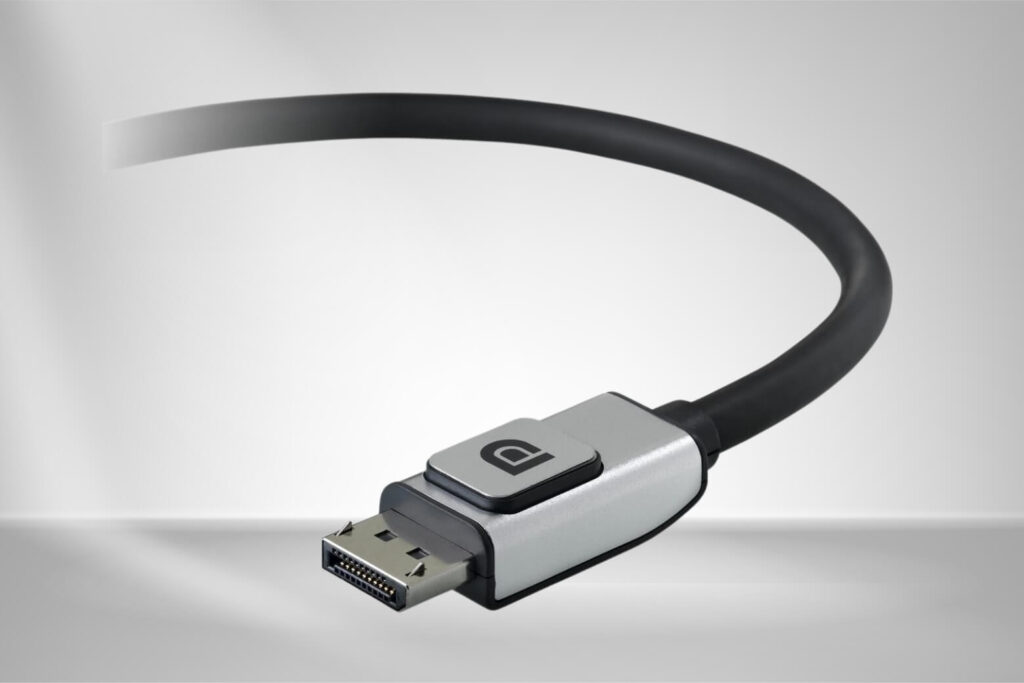 DisplayPort là gì? DisplayPort có mấy loại? Tính năng? Phân biệt với HDMI 15 DisplayPort 2.1 hỗ trợ 16K 60Hz hoặc 3 màn hình 4K 144Hz từ một cổng, với cáp DP80LL ổn định tới 3 mét.