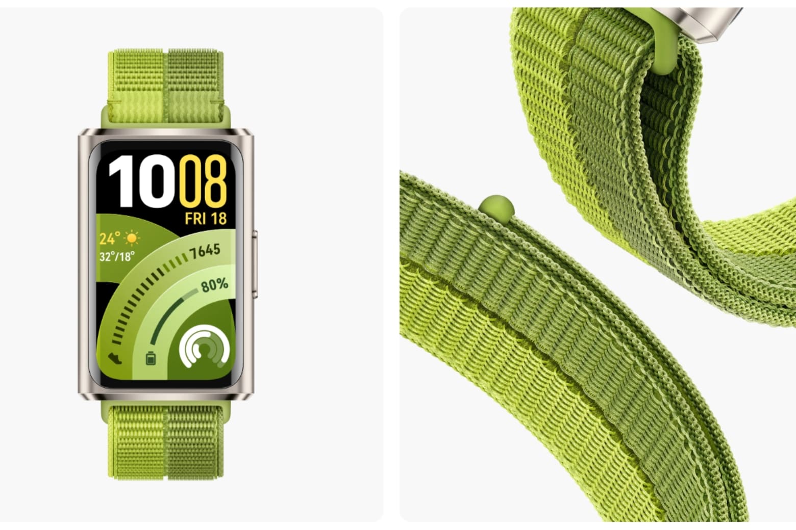 Huawei Band 11 Pro màu xanh lá