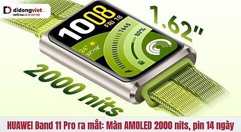 HUAWEI Band 11 Pro ra mắt, có gì mới