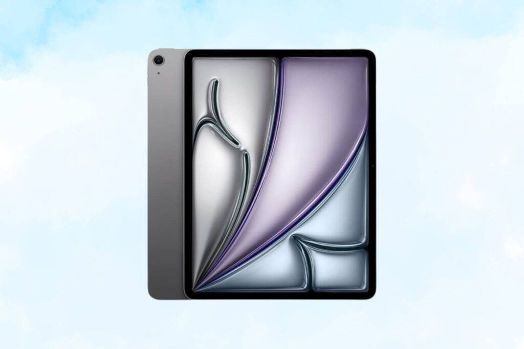 Màu Xám không gian iPad Air M4 mạnh mẽ, liền mạch nhưng dễ lộ dấu vân tay hơn.