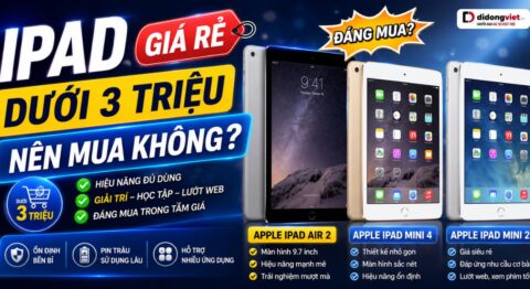 ipad giá rẻ dưới 3 triệu