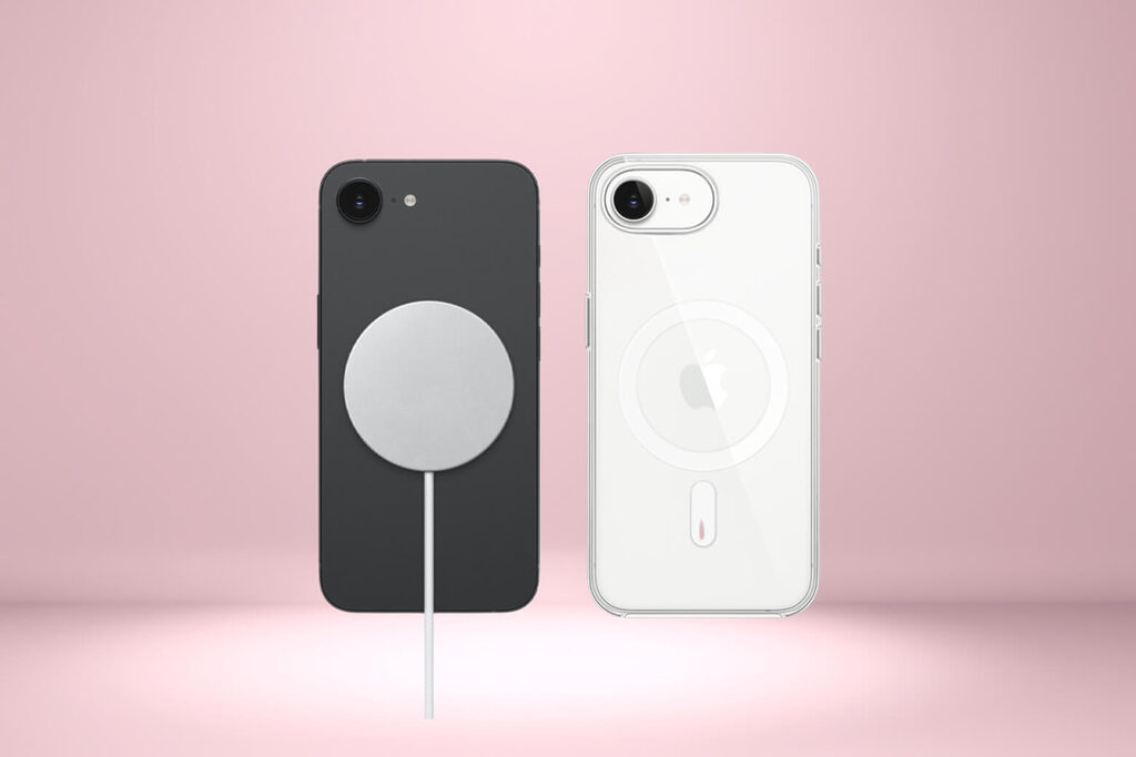 iPhone 17e ra mắt - Giá từ 17.999.000đ, chip A19, Camera 48MP Fusion 30 iPhone 17e nâng cấp MagSafe 15W (nhanh gấp đôi iPhone 16e), nam châm bám chắc giúp sạc ổn định và tương thích nhiều phụ kiện.