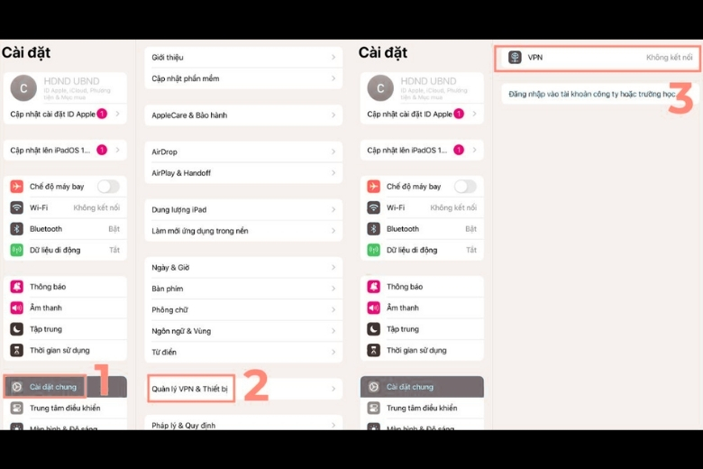 Cách kiểm tra điện thoại có bị theo dõi không và cách xử lý an toàn nhất 20 Kiểm tra "Hồ sơ cấu hình" (Profiles) và quyền Quản trị viên