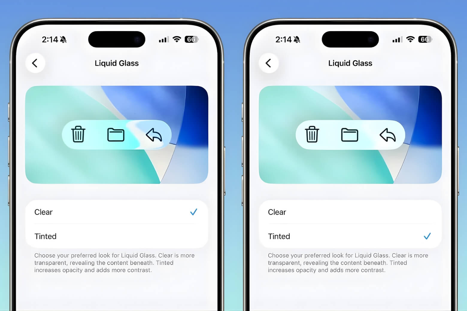 Liquid Glass là gì? Thiết kế giao diện mới của Apple trên iOS 26 13 Liquid Glass là gì hiệu ứng kính mờ trong suốt Apple