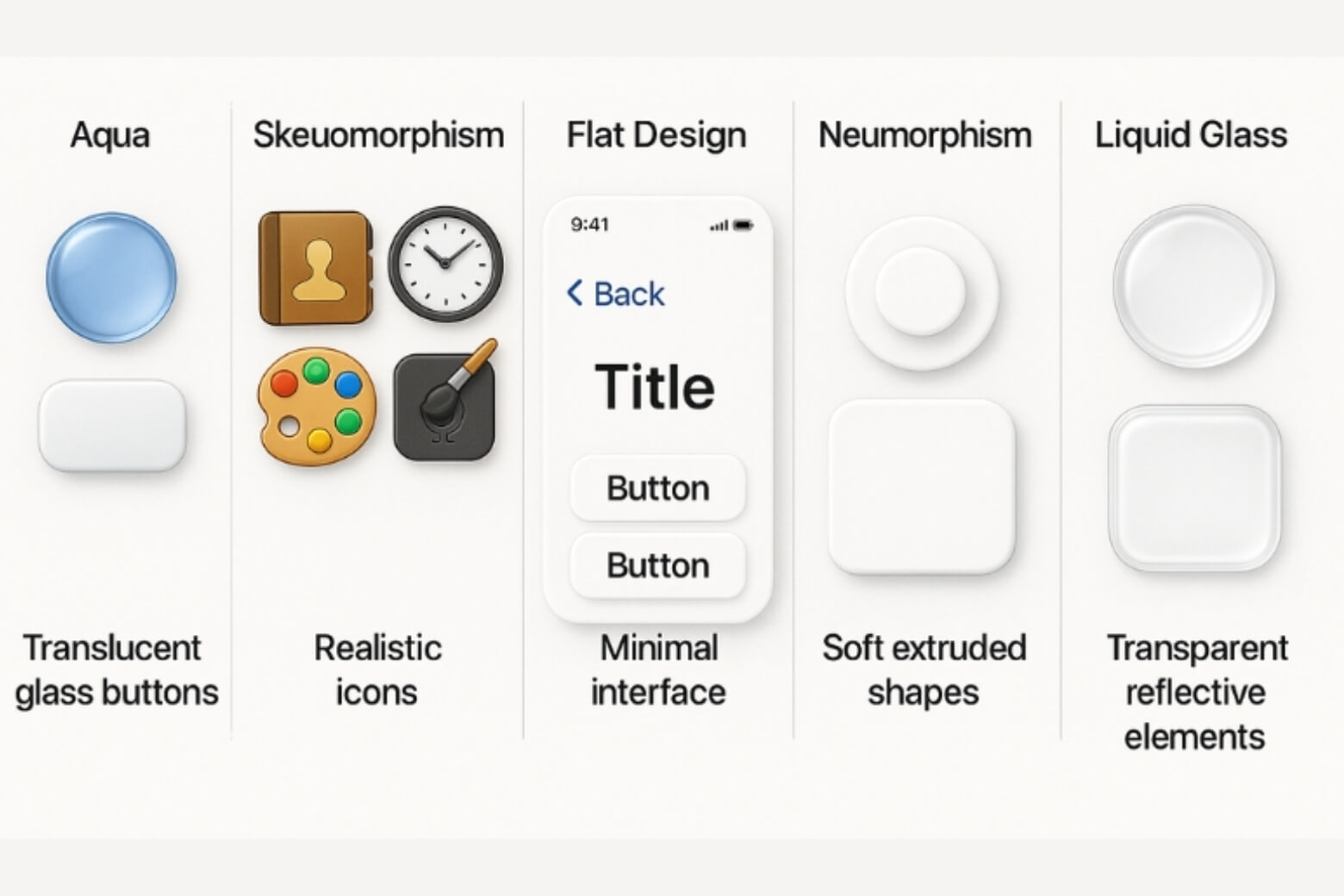 Liquid Glass là gì? Thiết kế giao diện mới của Apple trên iOS 26 23 Liquid Glass là gì so sánh thiết kế Apple trước đây