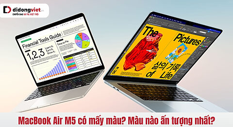 MacBook Air M5 có mấy màu? Màu nào đẹp và phù hợp với bạn?
