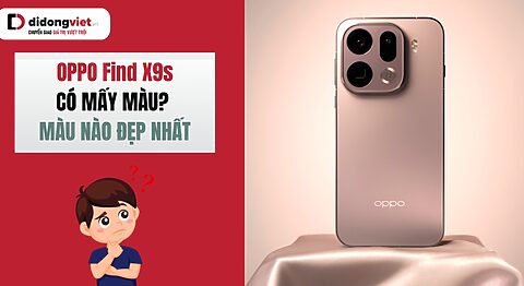 OPPO Find X9s có mấy màu?