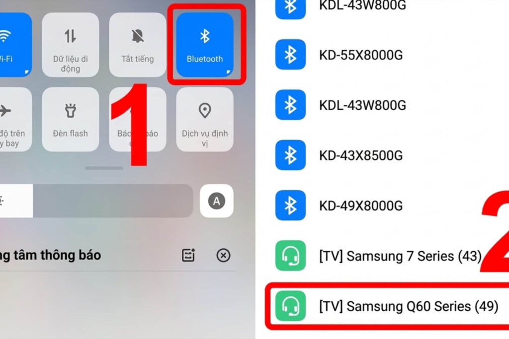 Bluetooth không phản chiếu video: chỉ hỗ trợ âm thanh, dùng WiFi hoặc HDMI.