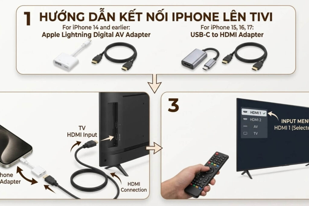 Cáp HDMI tiêu chuẩn vàng: độ ổn định cao, hỗ trợ 4K, sạc pin không gián đoạn.