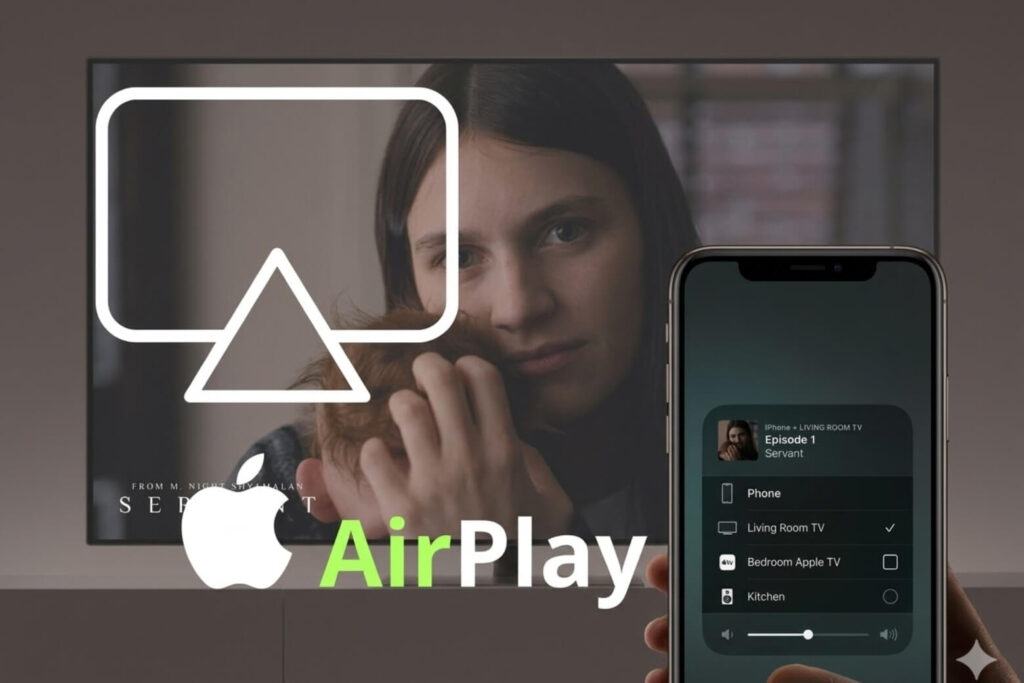 AirPlay là cách phản chiếu nhanh nhất và ổn định nhất từ iPhone lên thiết bị Apple.