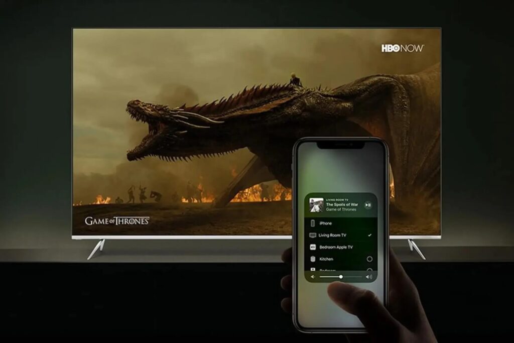 Samsung, TCL, LG, Panasonic cung cấp ứng dụng riêng để phản chiếu màn hình từ iPhone.
