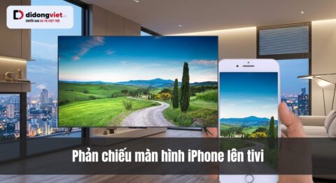 Cách bật, tắt phản chiếu màn hình iPhone lên tivi đơn giản, dễ hiểu Cách bật tắt phản chiếu màn hình iPhone lên tivi đơn giản