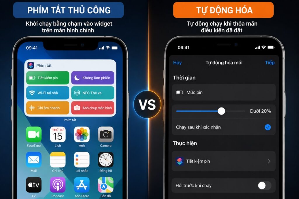 Tối ưu hóa phím tắt iPhone: Hướng dẫn cài đặt, tự động hóa và tiện ích thực tế 5 phím tắt iphone