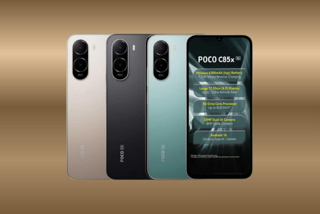 POCO C85x 5G ra mắt: Pin liên tục đến 3 ngày, màn hình 120Hz 8 POCO C85x 5G ra mắt - Màn 6.9 inch