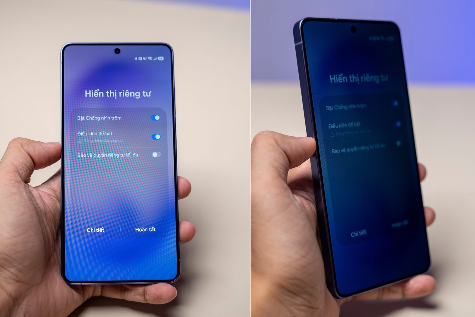 Privacy Display trên Samsung là gì, hoạt động ra sao, có gì hay? 6 Privacy Display trên Samsung là gì khi nhìn từ góc nghiêng