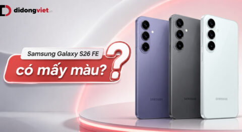 Samsung Galaxy S26 FE có mấy màu
