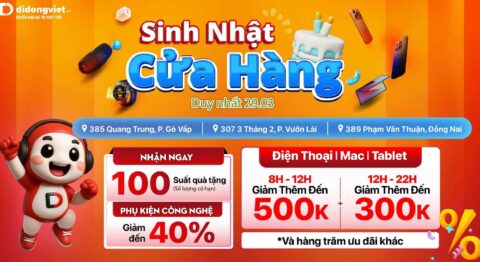 Sinh nhật cửa hàng Di Động Việt 29.03.2026