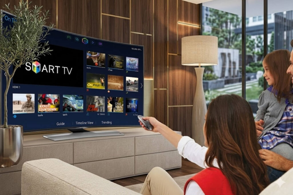 Smart TV là gì? Bí kíp chọn tivi thông minh chuẩn 2026 và đồng bộ smartphone 12 Smart TV là smartphone phóng đại với OS độc lập, xử lý 4K không giật lag.