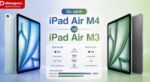 So sánh iPad Air M4 và iPad Air M3