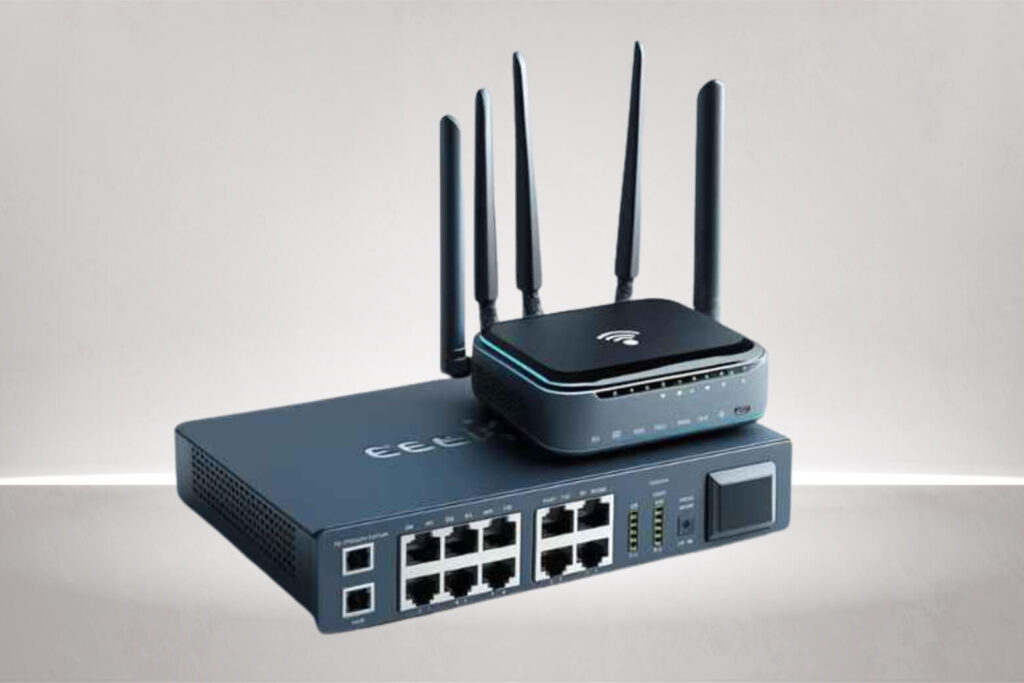 Switch là gì? Giải pháp kết nối LAN tốc độ cao, không độ trễ cho Smarthome và Camera 13 Switch giúp mở rộng thêm nhiều cổng LAN từ Router, kết nối nhiều thiết bị hơn mà vẫn giữ nguyên tốc độ mạng.