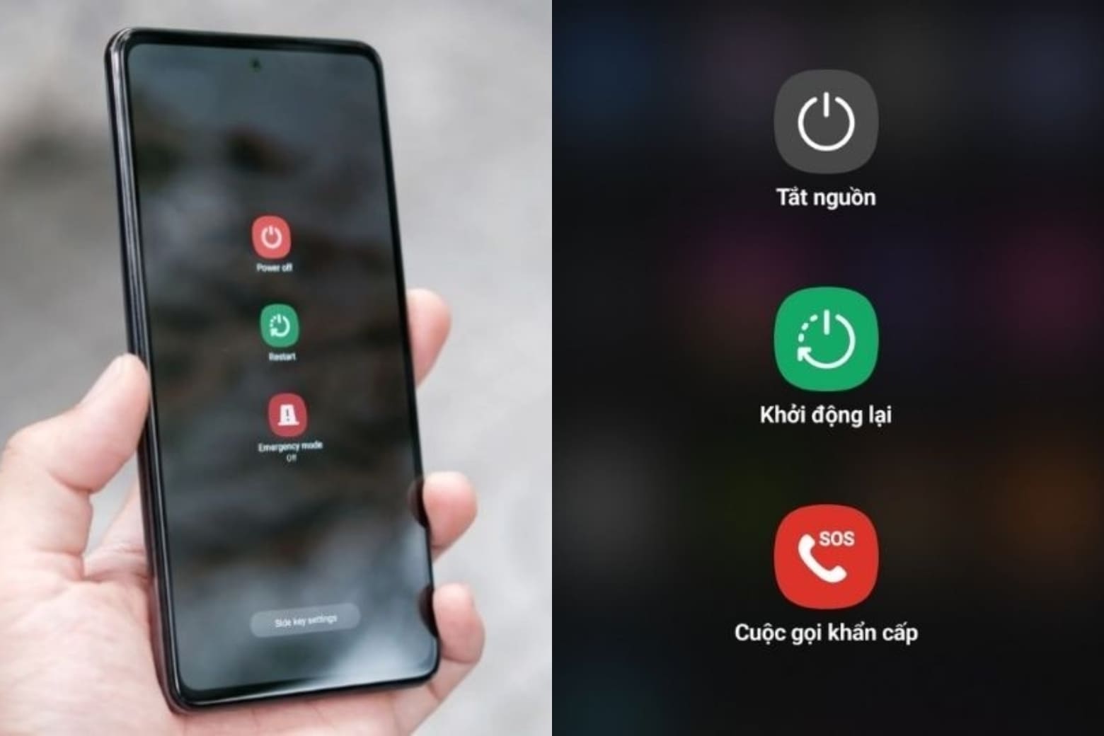  Cách tắt nguồn điện thoại Samsung Galaxy