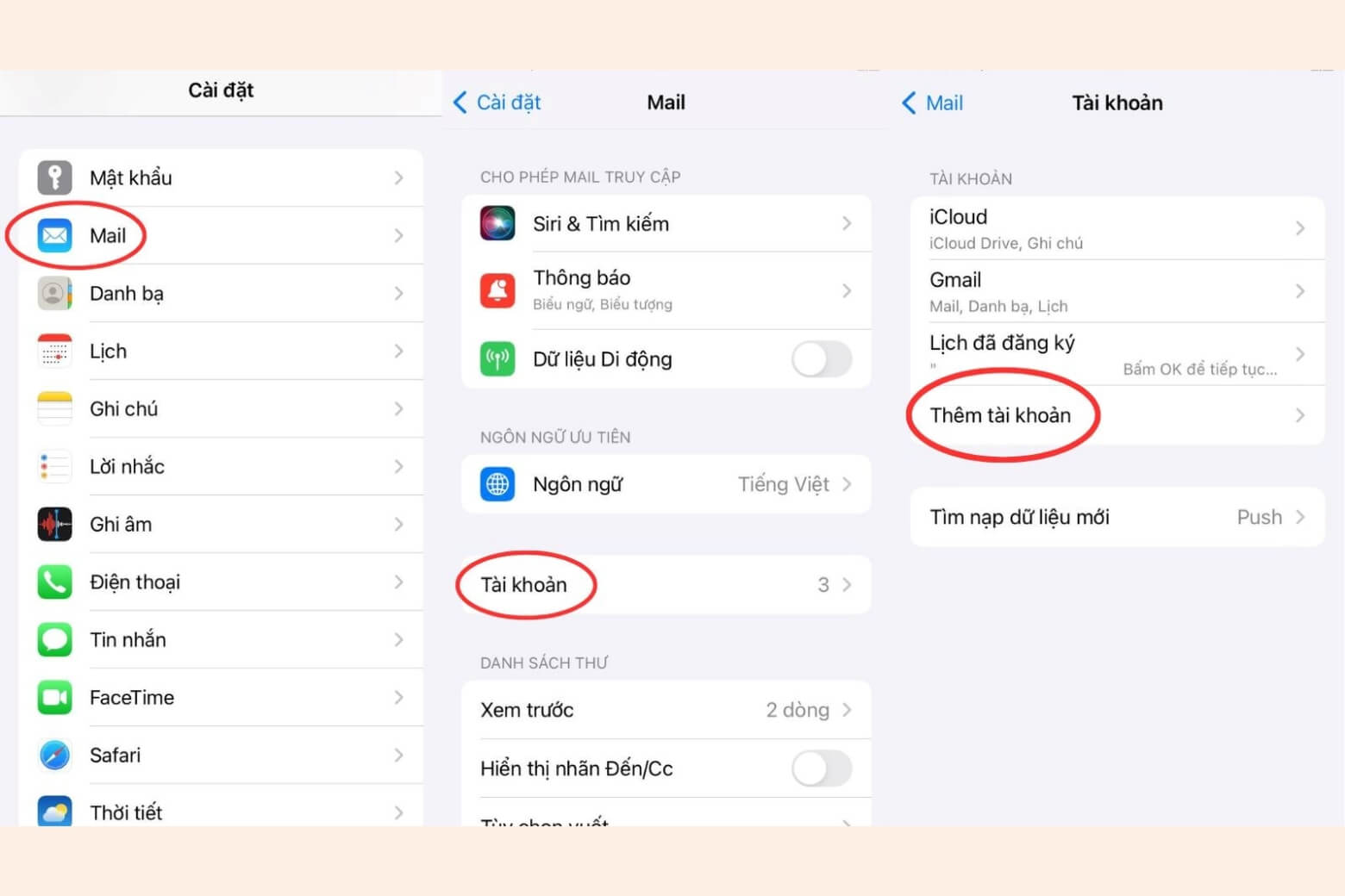 iCloud Mail là gì? Cách tạo và đăng nhập iCloud Mail trên iPhone 12 Thêm tài khoản iCloud Mail trên ứng dụng Mail iPhone