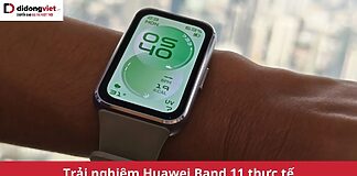 trải nghiệm Huawei Band 11