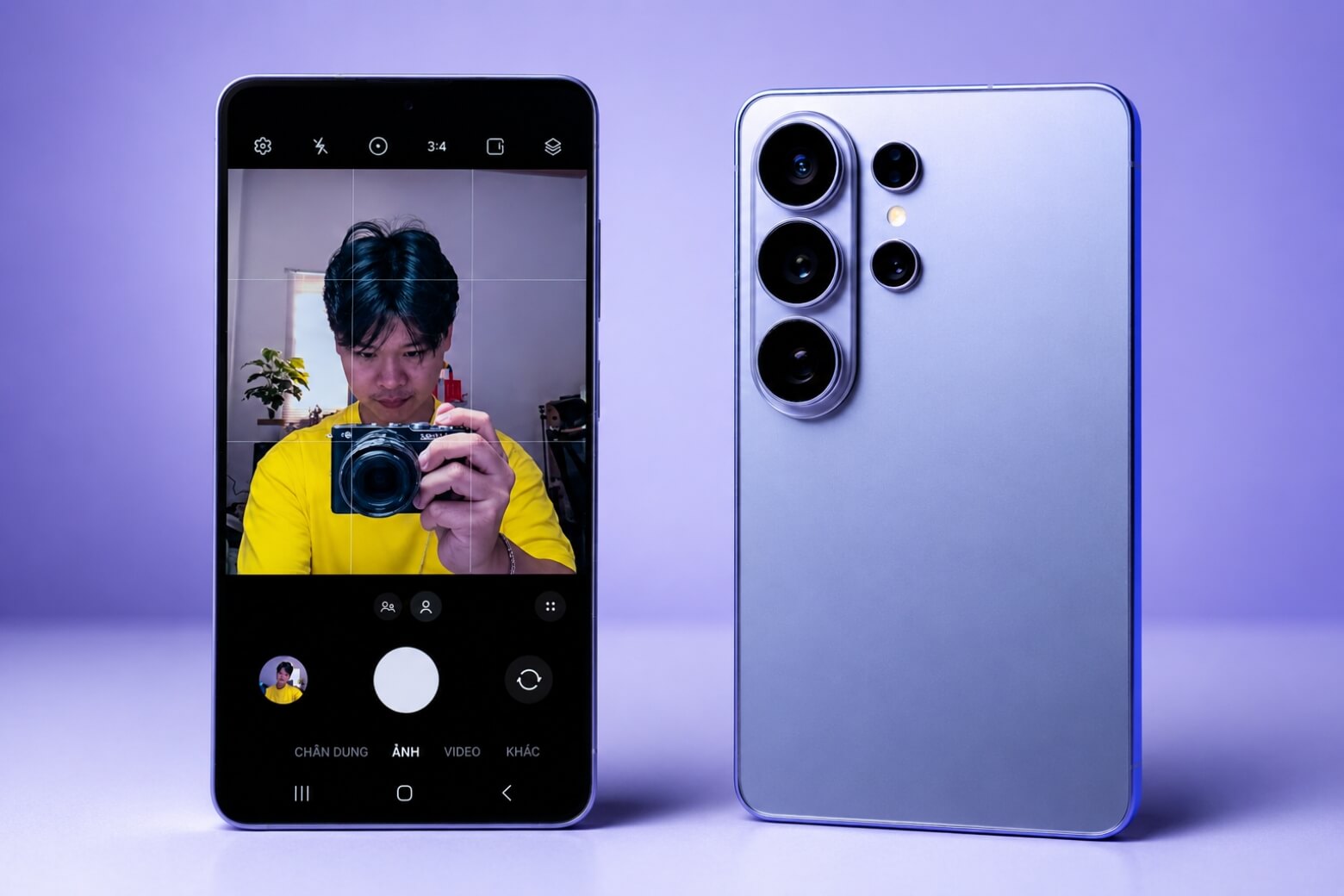 Trên tay Samsung Galaxy S26 Ultra: Cảm giác cầm nắm thực tế 9 Trên tay Samsung Galaxy S26 Ultra cụm camera