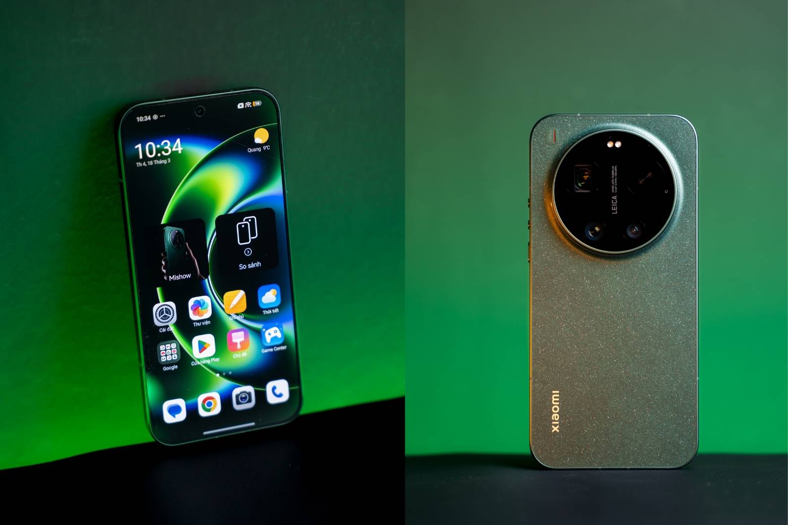 Trên tay Xiaomi 17 Ultra: Flagship Leica với pin 6000mAh, sạc 90W 18 Trên tay Xiaomi 17 Ultra mặt trước mặt sau