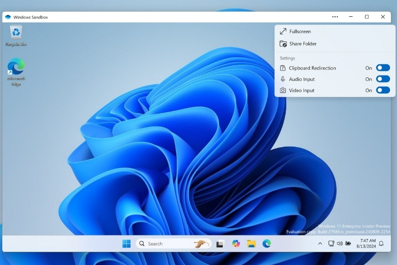 Sandbox là gì? Vai trò, cách hoạt động và ứng dụng thực tế 14 Windows Sandbox
