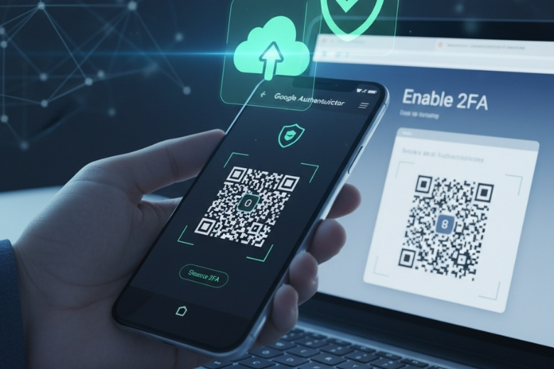 Google Authenticator là gì? Hướng dẫn cài đặt và chuyển mã an toàn khi đổi máy 9 Google Authenticator báo hiệu tính năng Cloud Sync đã bật