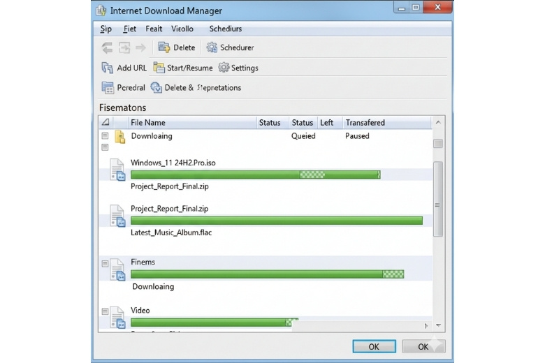 IDM (Internet Download Manager) là gì? Tính năng, Bảng giá và Phần mềm thay thế 8 Giao diện phần mềm Internet Download Manager
